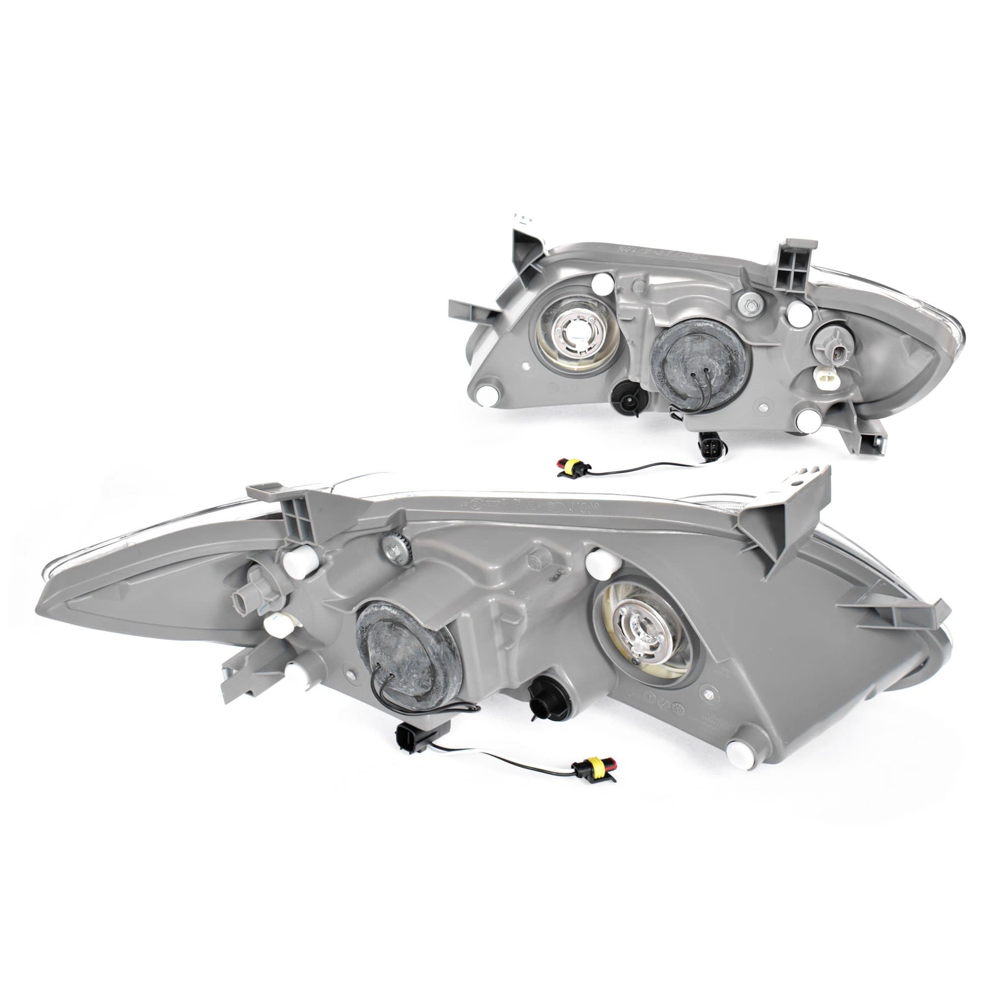 TYC Pair LH+RH Head Light Chrome + LED Globes For Toyota Camry CV40 06~09 *Emark view 2