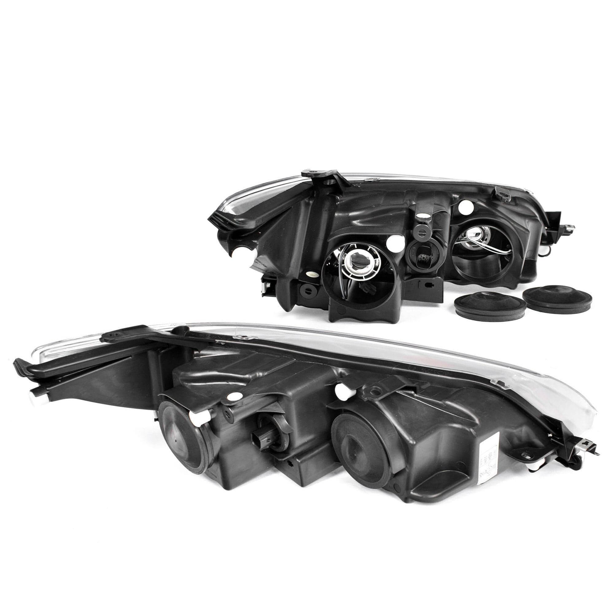TYC Pair LH+RH Head Light Chrome + LED Globes For Toyota Camry 15~17 *Emark view 2