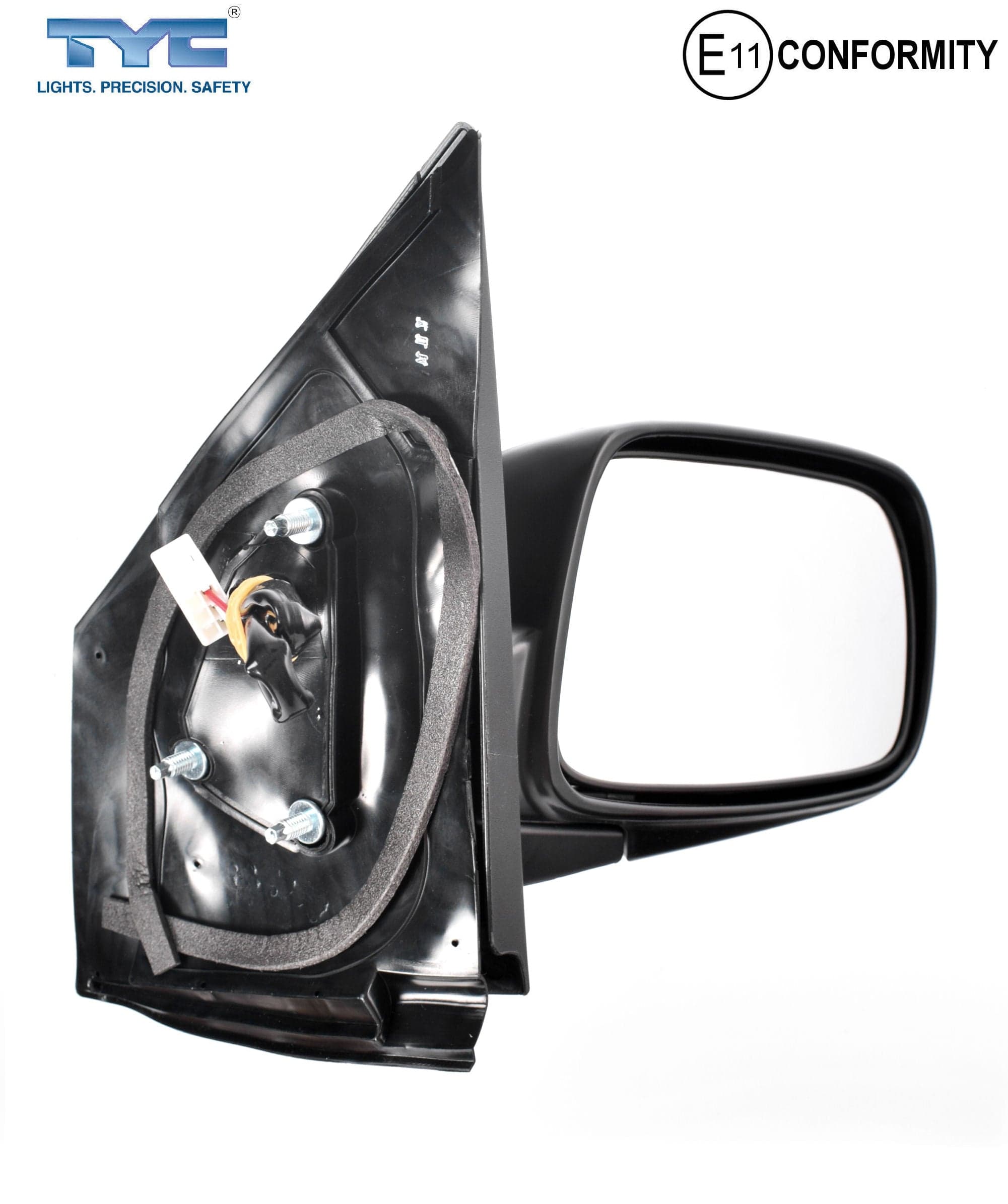 RH RHS Right Electric Door Mirror Black For Toyota Echo 1999~2005 Sedan Hatch view 2