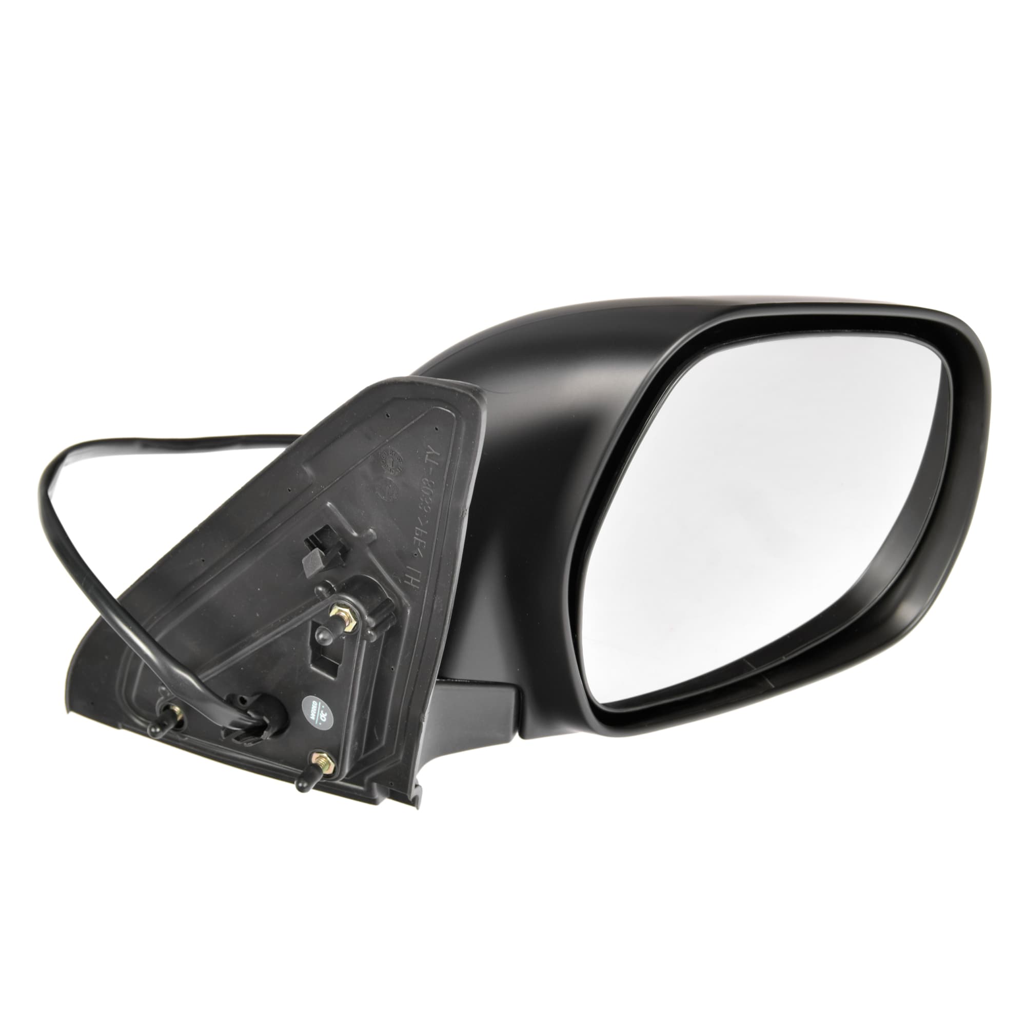 TYC RH Right Electric Door Mirror BLK Toyota Landcruiser Prado J120 02~09 *Emark view 2