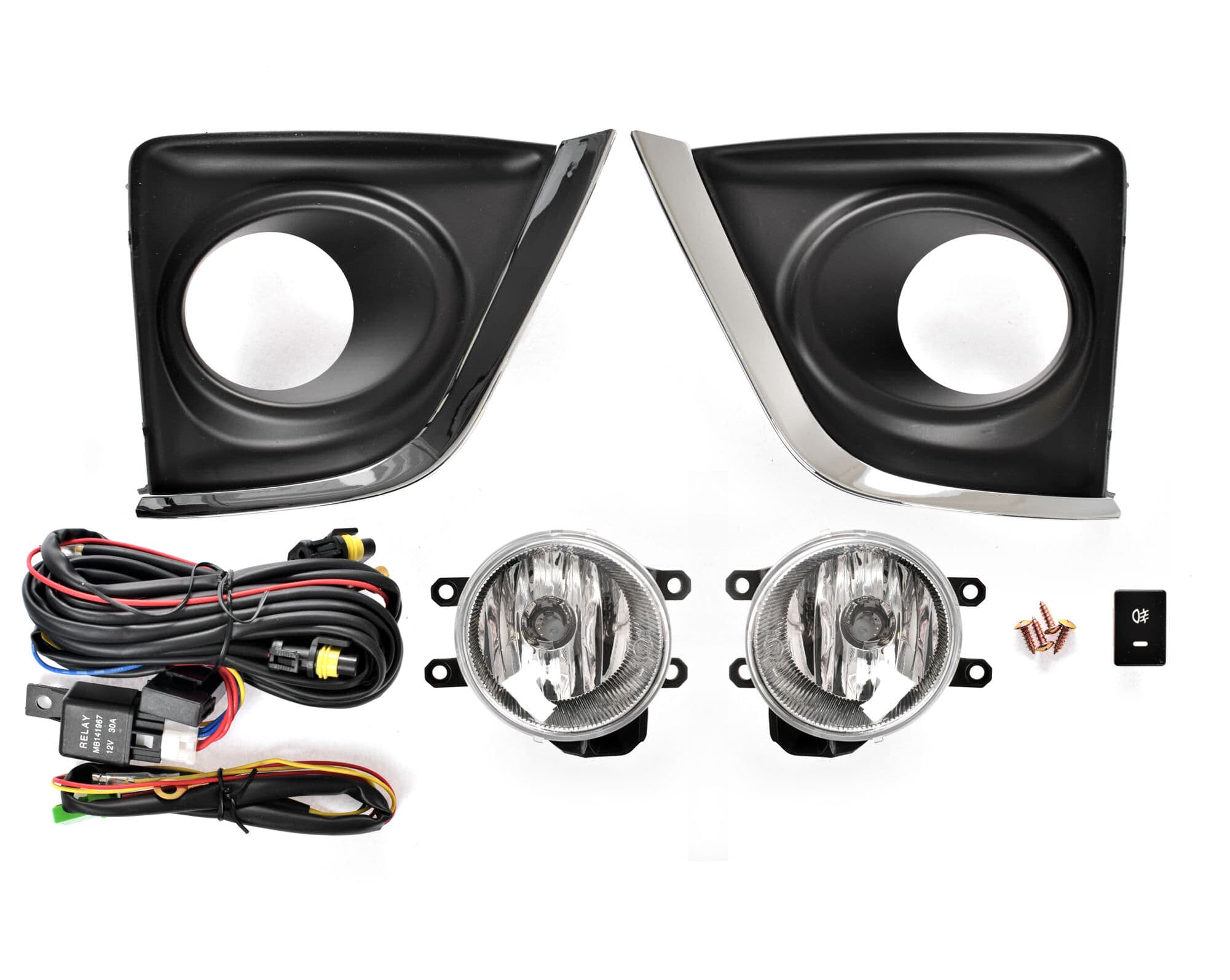 Full Set Fog Light Driving Lamp For Toyota Corolla Sedan 13~17 ZRE172 S1 KIT C view 2