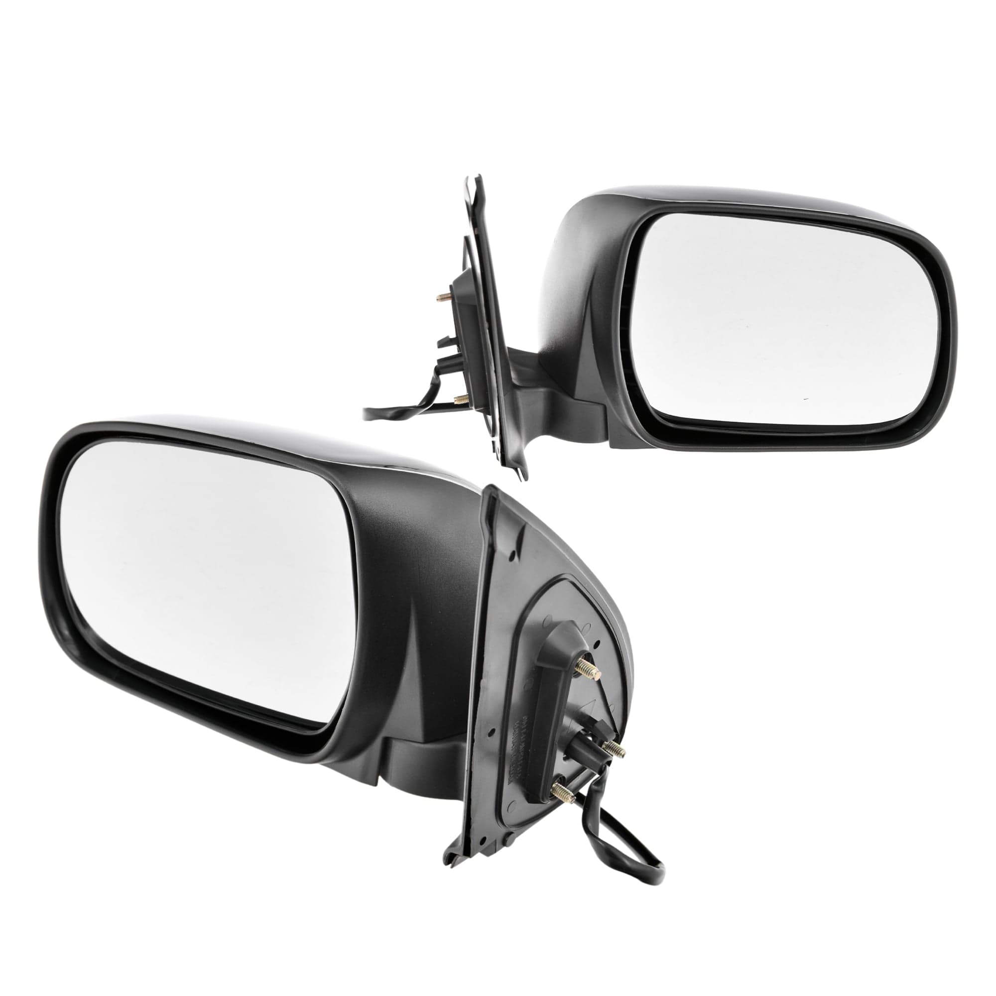 Set / Pair LH+RH Electric Door Mirror Chrome For Toyota Hilux Ute 2WD 4WD 05~15 view 2