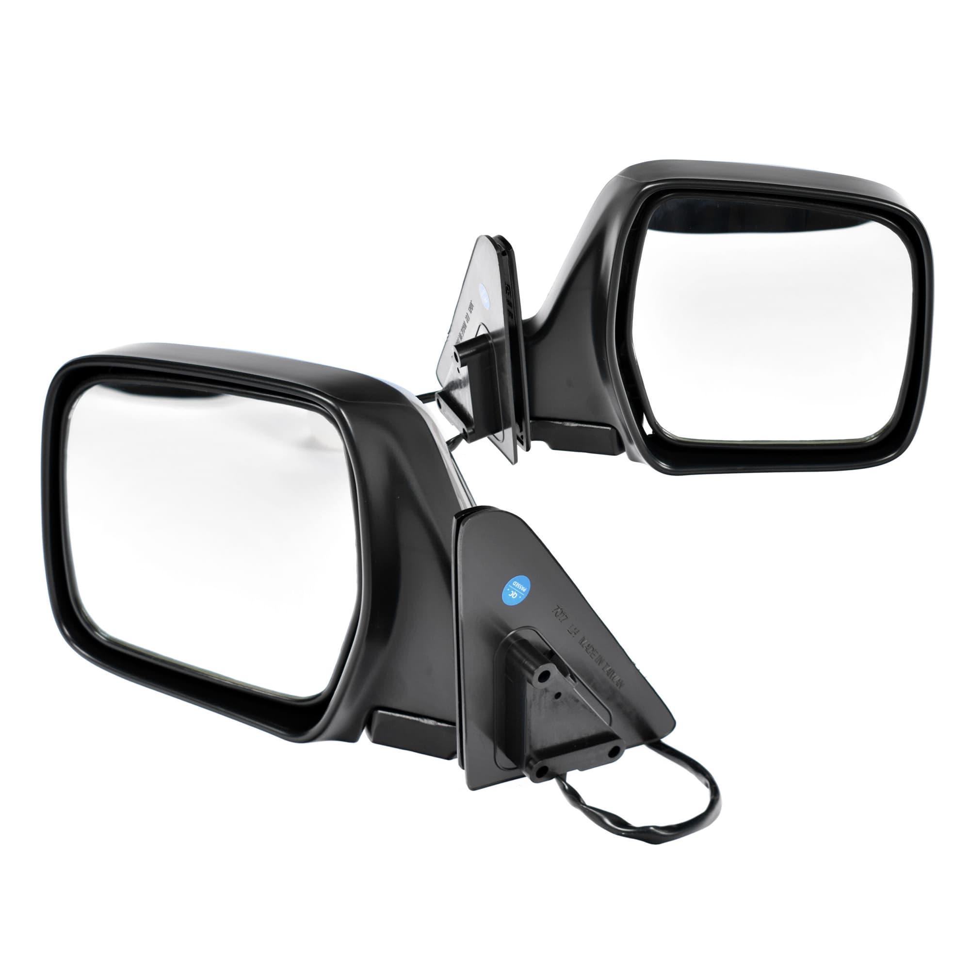 Pair LH+RH Electric Door Mirror For Toyota Landcruiser 80 Series 90~98 Chrome view 2