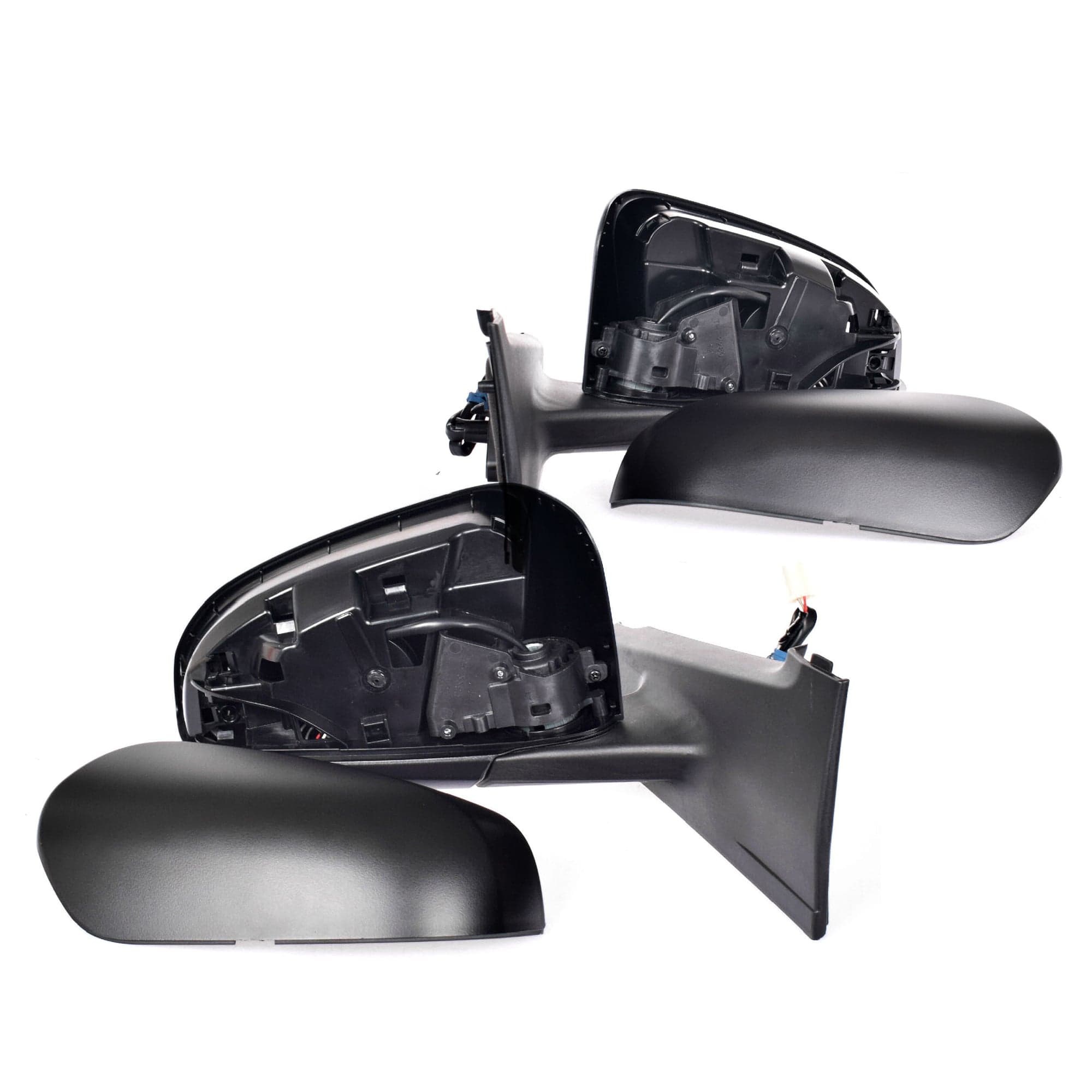 TYC Pair LH+RH Door Mirror Texture For Toyota Yaris NCP130 Hatch 11~20 *Emark