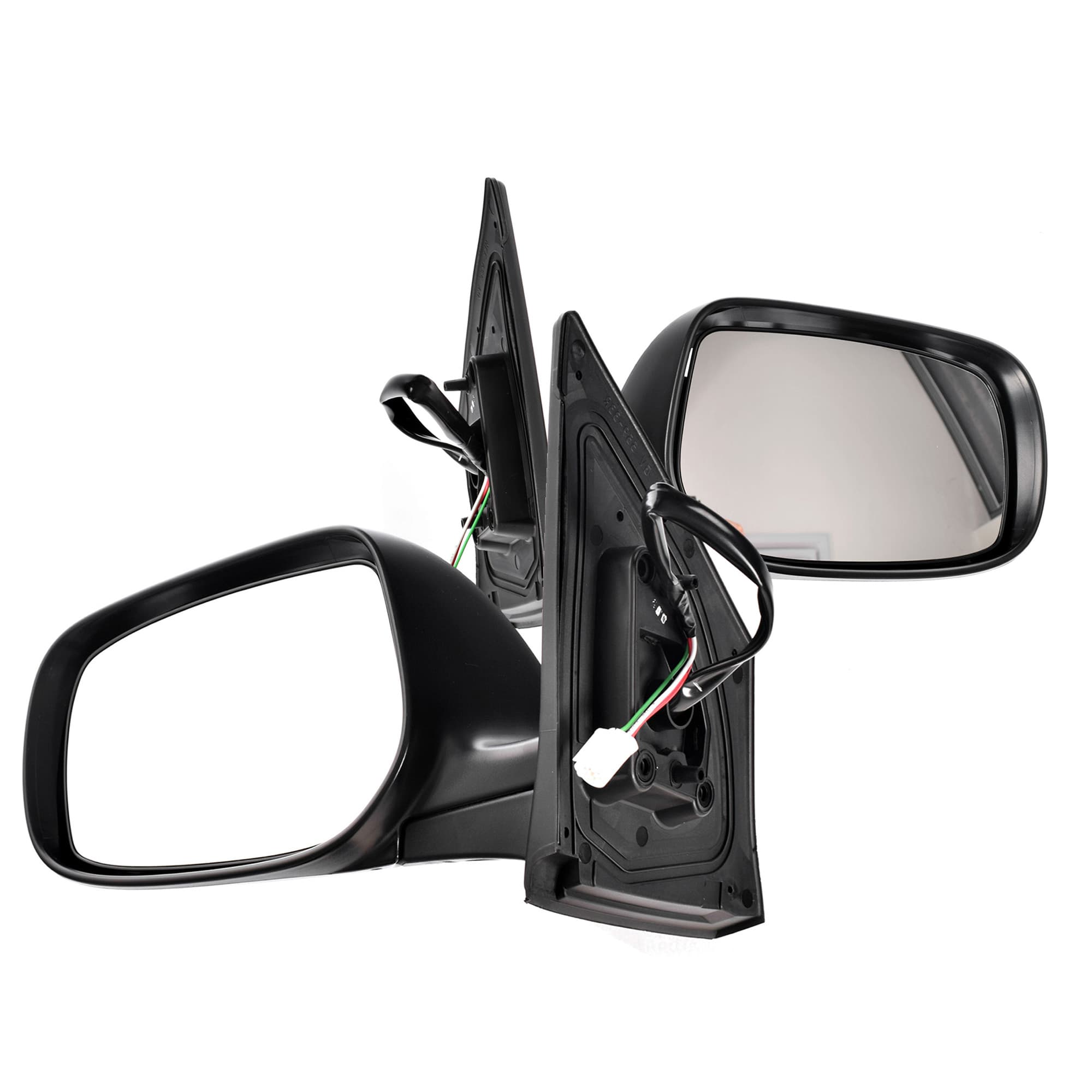 TYC Pair LH+RH Electric Door Mirror For Toyota Corolla ZRE152 07~10 Sedan *Emark view 2