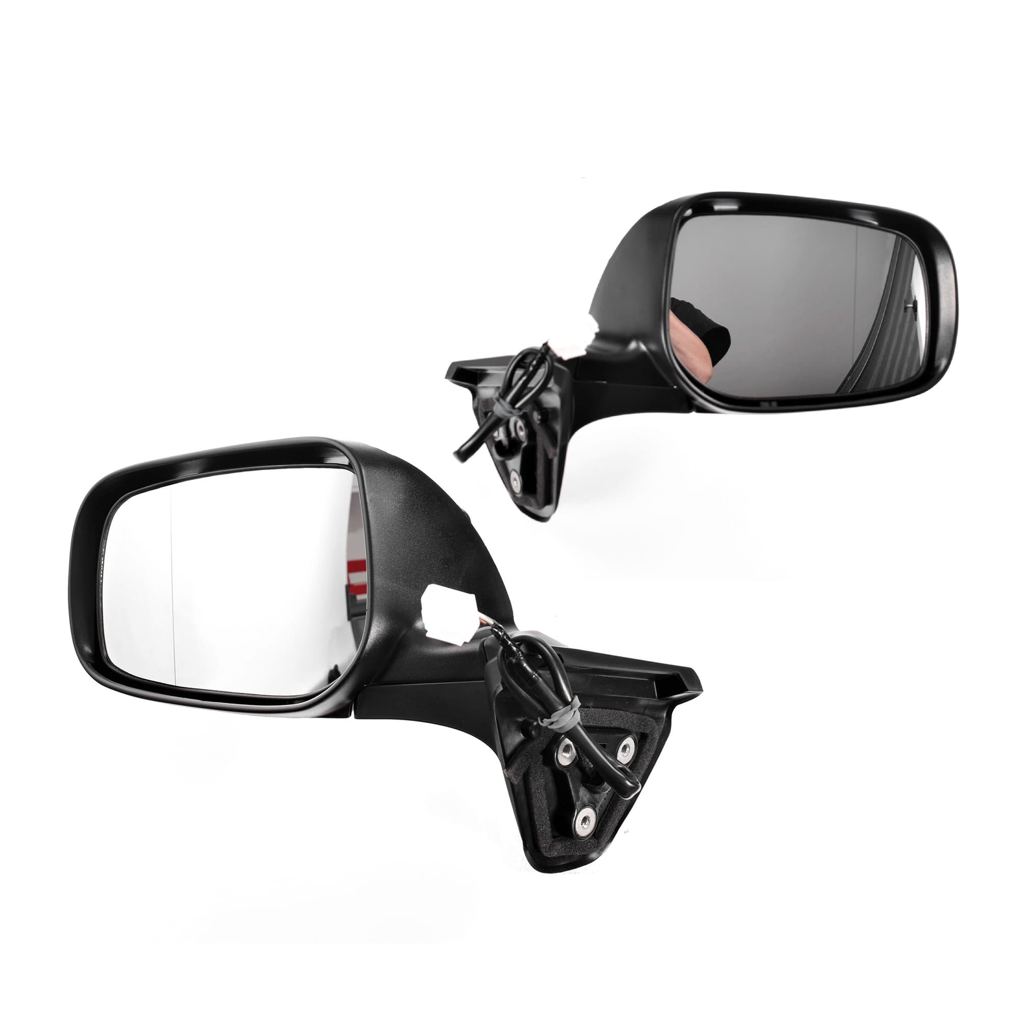 TYC Pair LH+RH Electric Door Mirror 7 Pin For Toyota Corolla Hatch 09~12 *Emark view 2