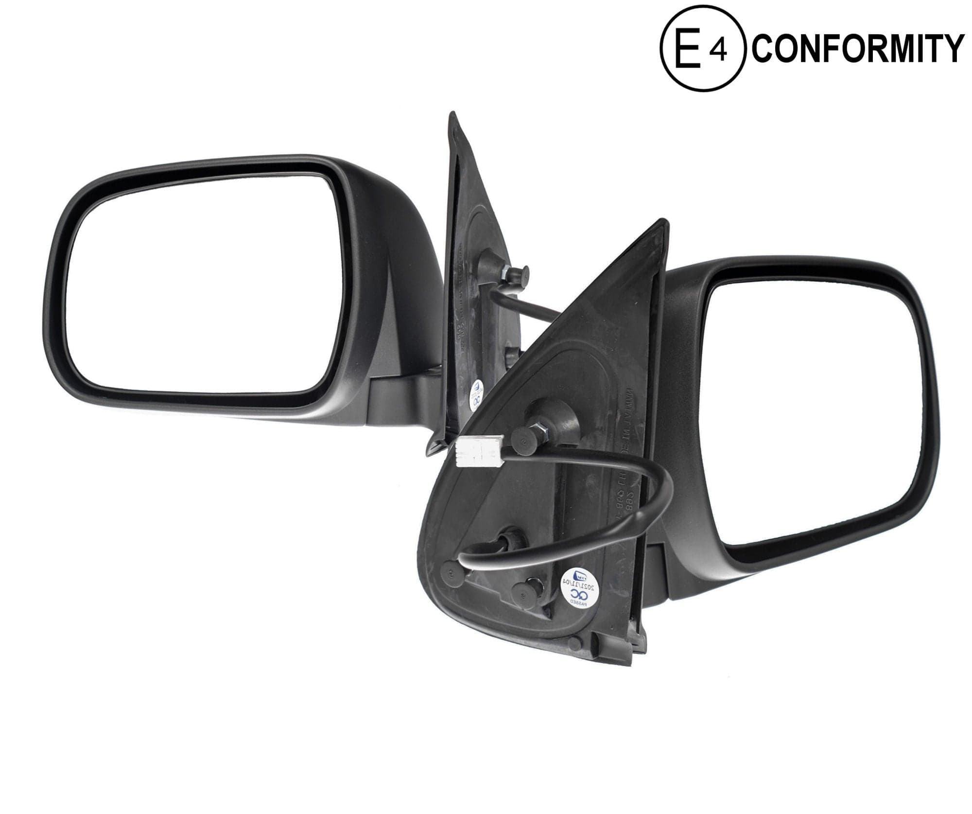 Pair LH+RH Electric Door Mirror 3 Pin Black For Toyota Hilux Ute view 2