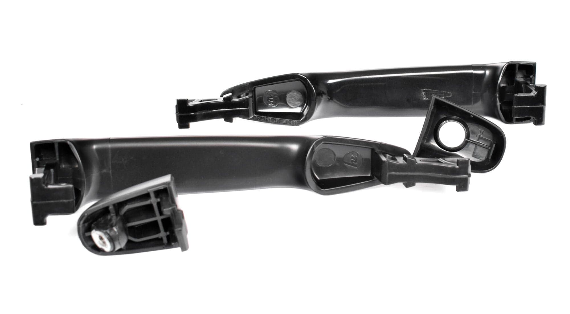 Pair LH+RH FRONT Outer Door Handle (Black) For Toyota Tarago / Prado / Kluger / view 2