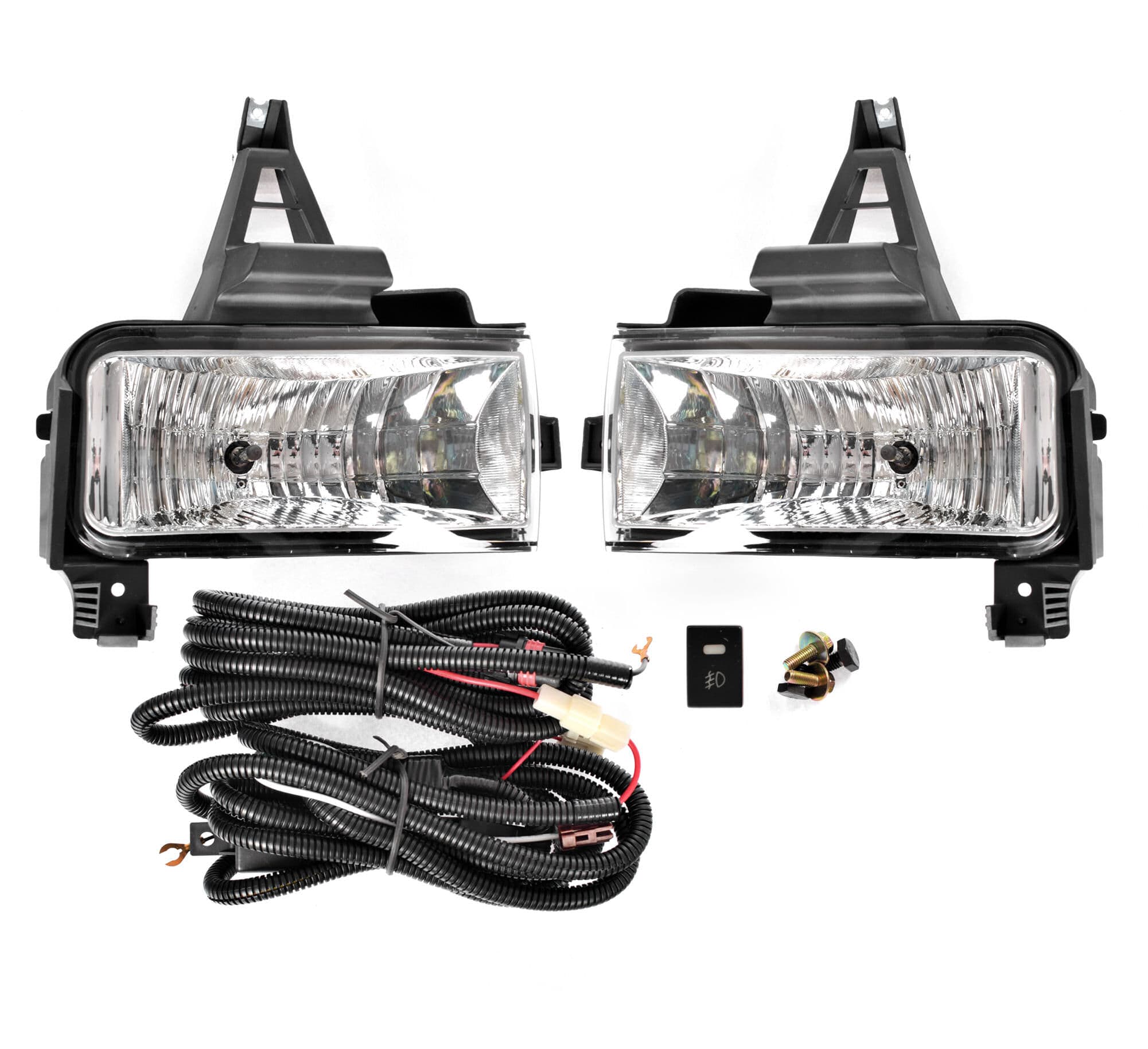 Full Set Fog Light Spot Driving Lamp KIT For Toyota Landcruiser 200 Series 07~12 view 2
