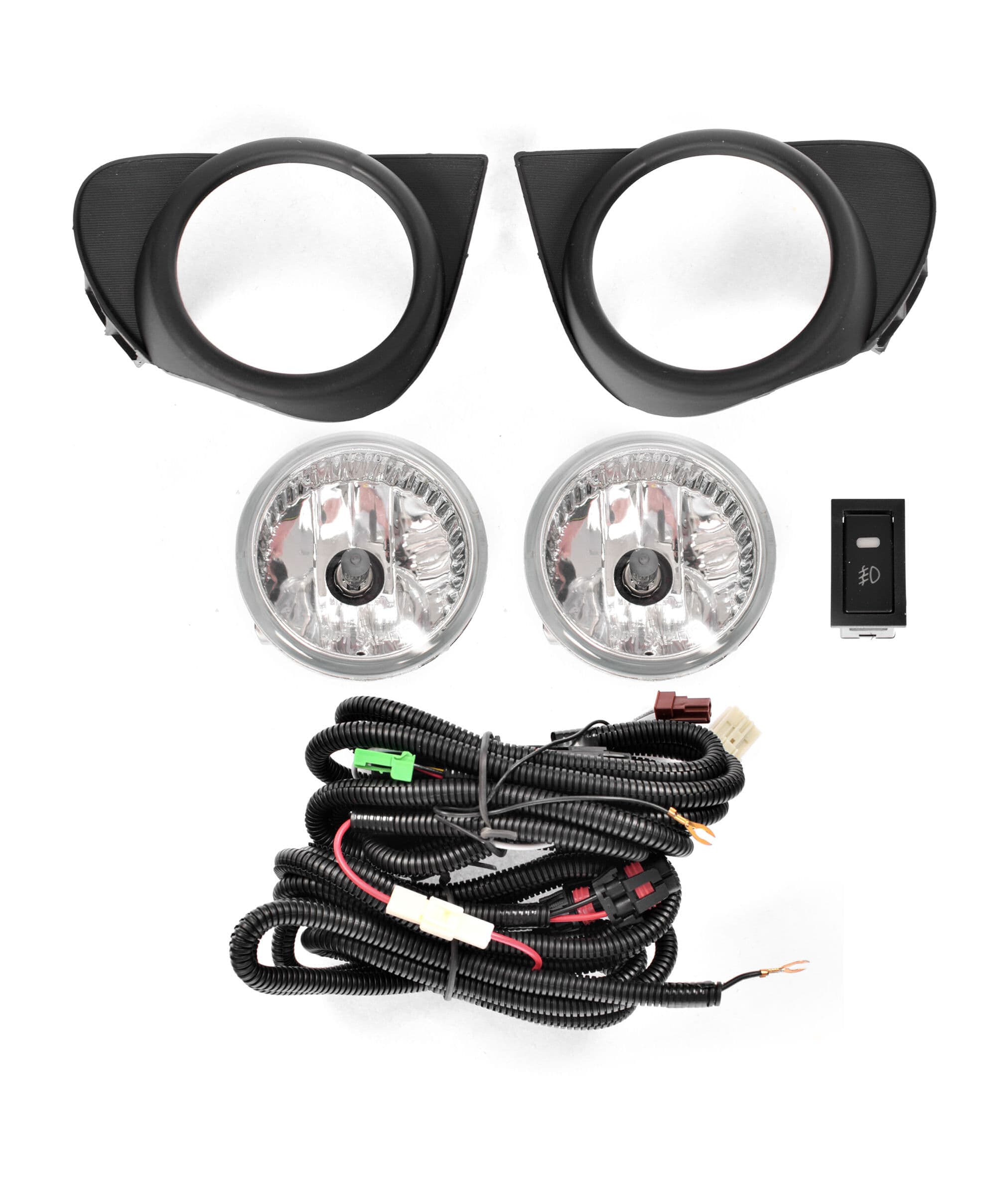 Full Set Fog Light Spot Driving Lamp KIT For Toyota Echo NCP12R 2002~2005 Sedan view 2