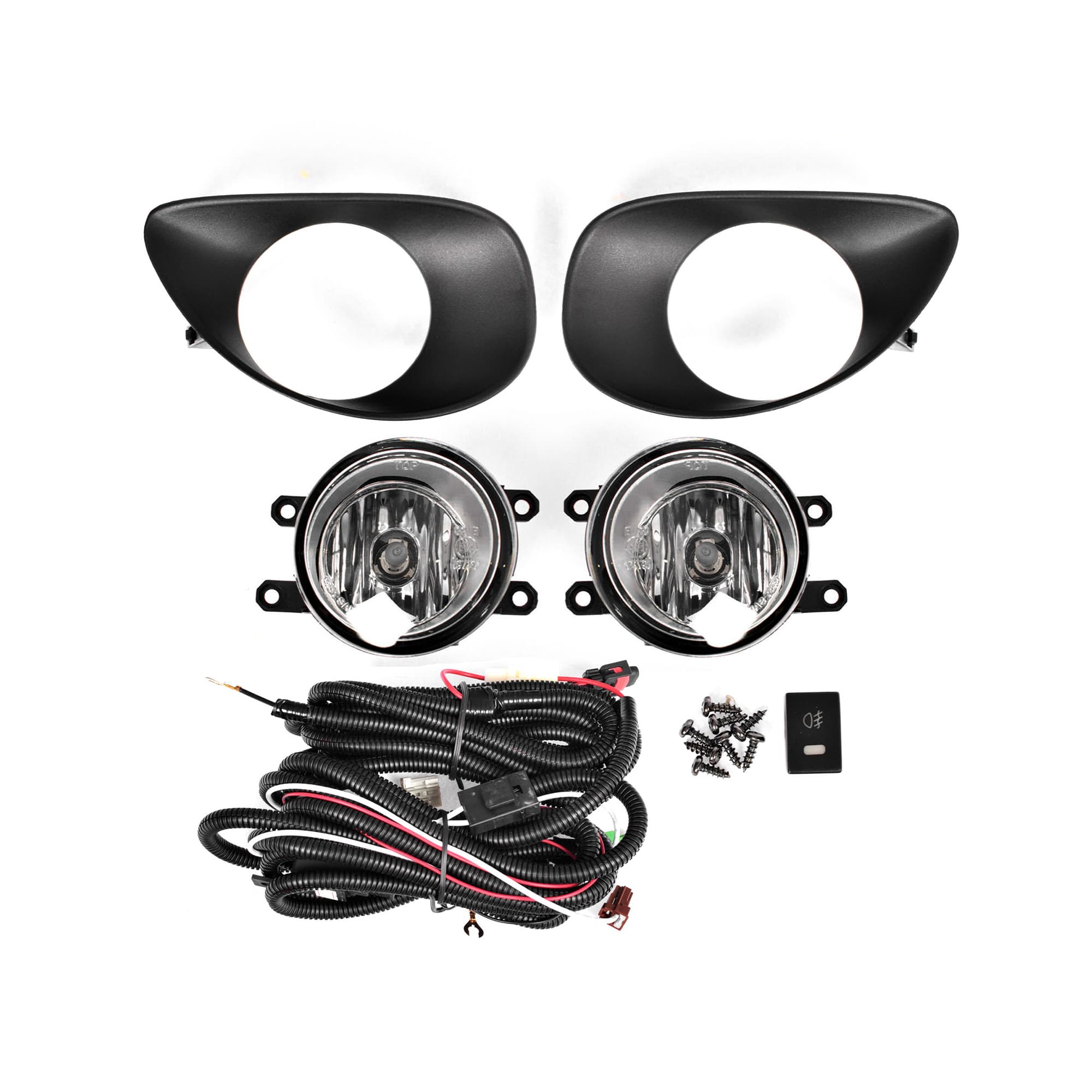 Full Set Fog Light Spot Driving Lamp KIT For Toyota Yaris NCP90 2005~2008 Hatch Alternate View