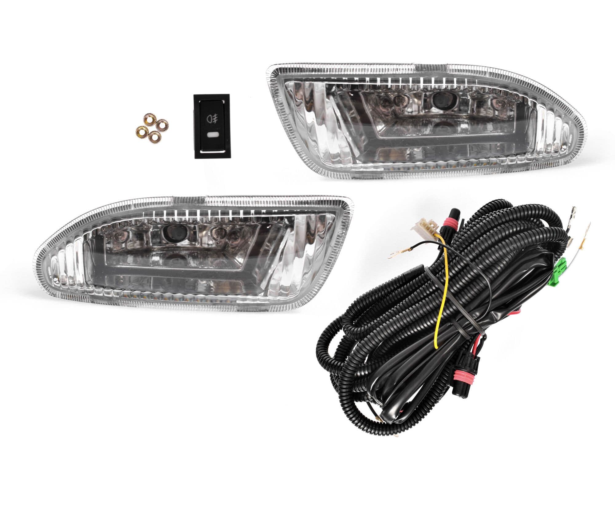 Full Set Fog Light Spot Driving Lamp KIT For Toyota Hilux Ute 2001~2005 SR5 4x4 view 2