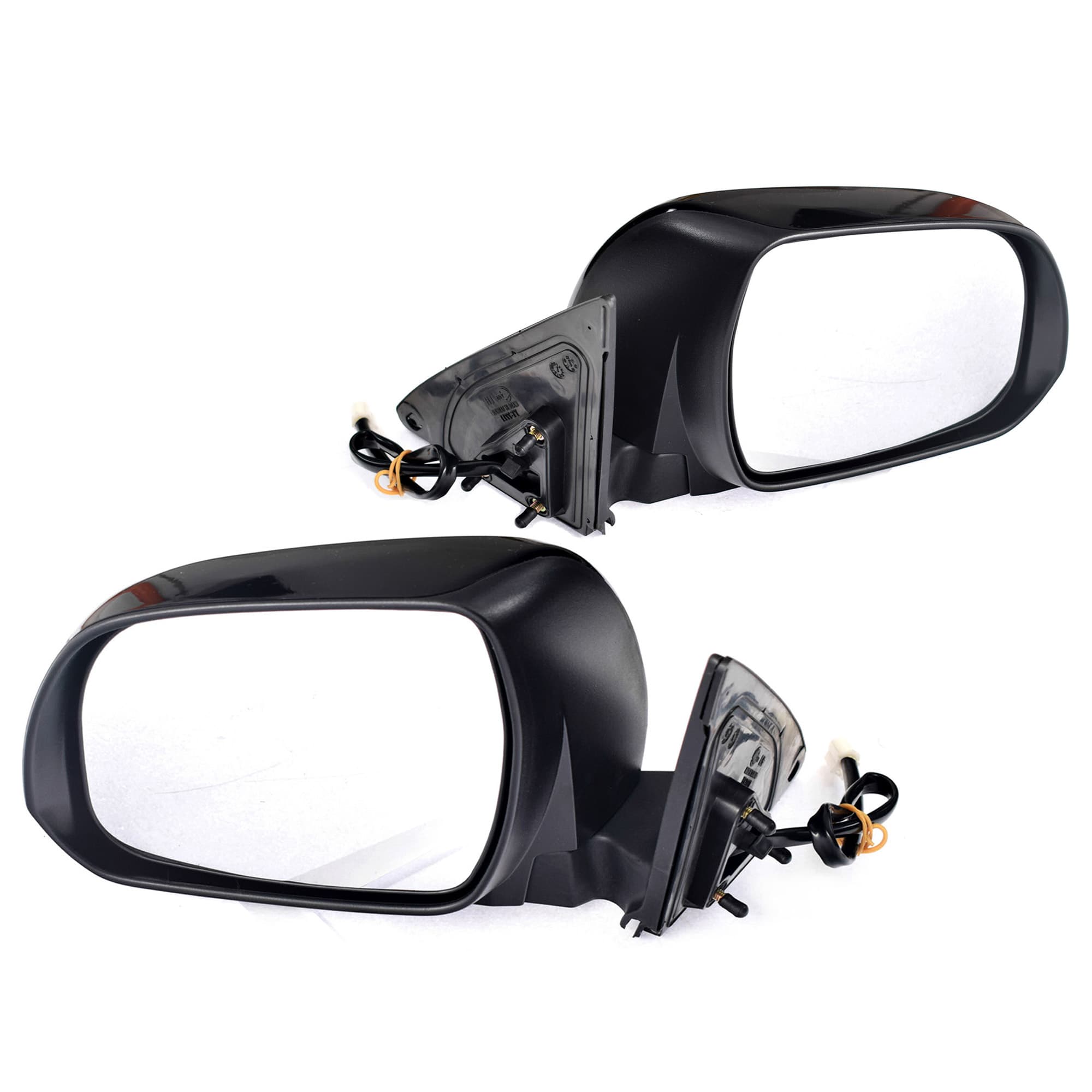 TYC Pair LH+RH Electric Door Mirror 3 Pin For Toyota Kluger GSU40 07~10 *Emark view 2