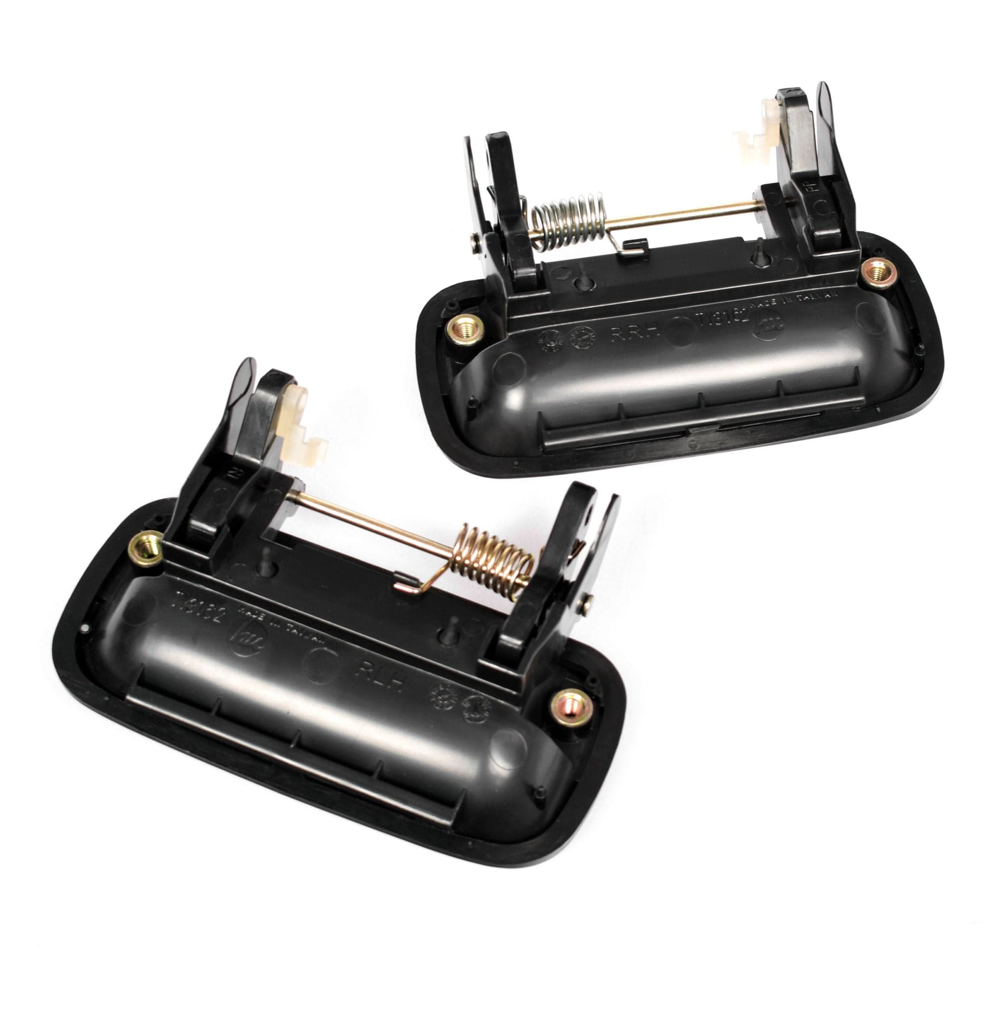 Pair LH+RH REAR Outer Door Handle Black For Toyota Hilux RZN LN KZN 1997~2005 view 2