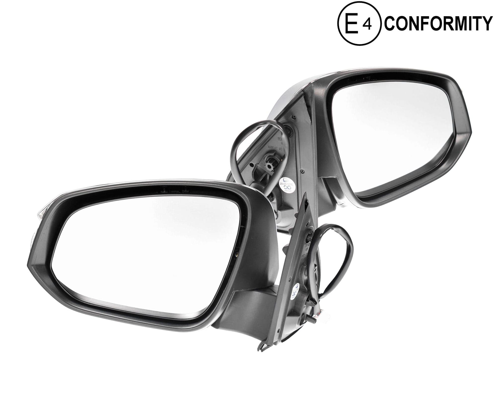 Pair LH+RH Electric Door Mirror 7 Pin Chrome For Toyota Hilux SR SR5 view 2