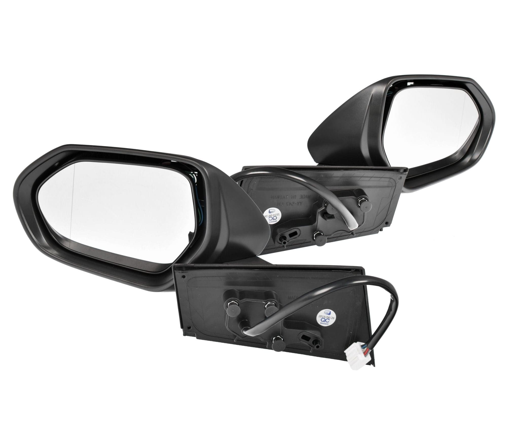 Pair LH+RH Electric Door Mirror 9 Pin For Toyota Prius ZVW50 Hatch view 2