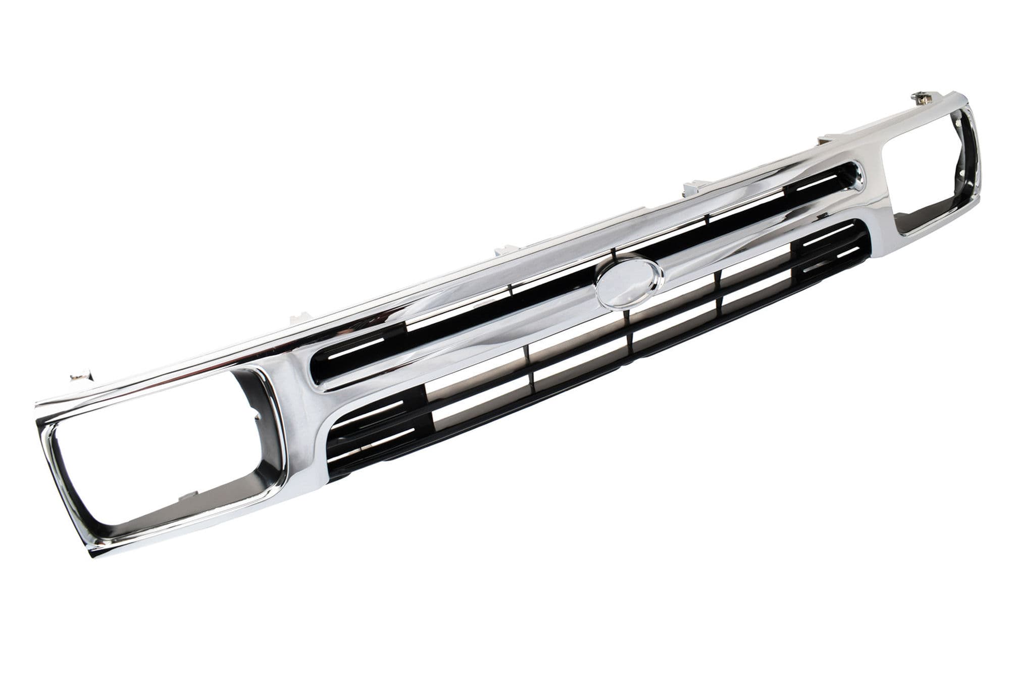 Main Radiator Grille + Head Lights Black Chrome For Toyota Hilux 2WD RN85 91~94 view 2