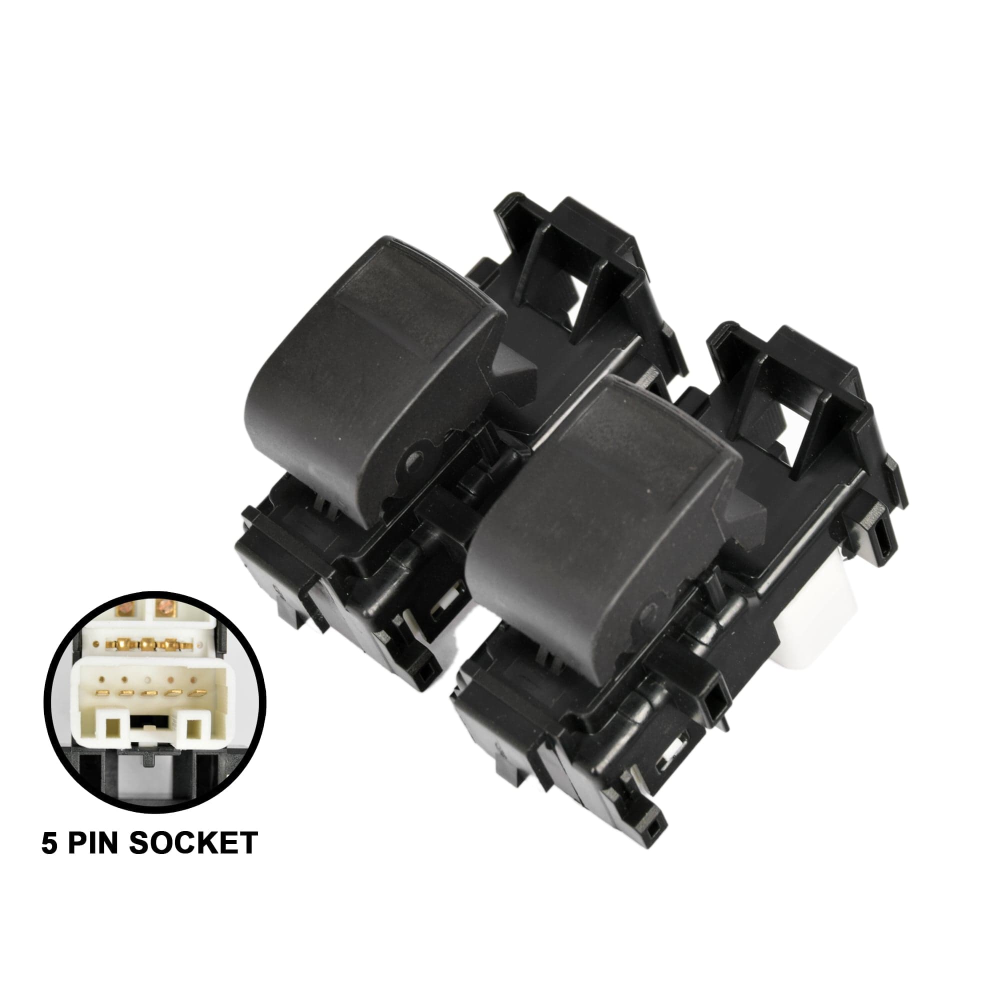 2 x Single Electric Power Window Control Switch For Toyota Yaris NCP93 2006~2016
