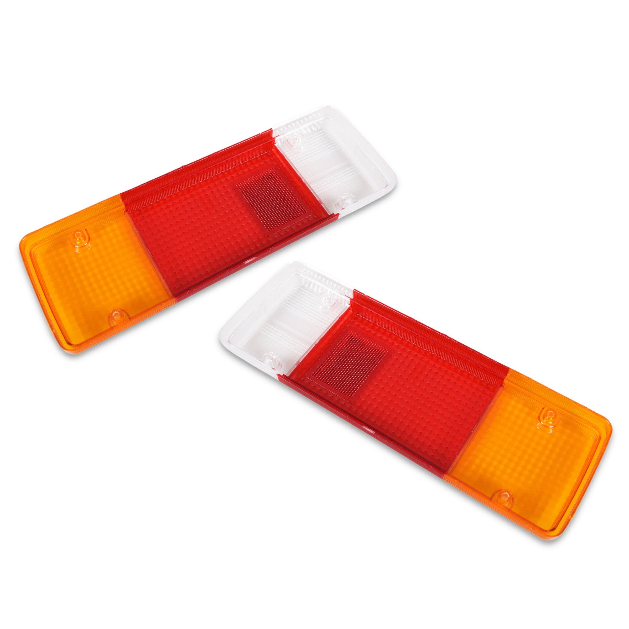 PAIR Tail Light Rear Lamp Lens For Toyota Landcruiser 70 75 79 Series 1985~On view 2