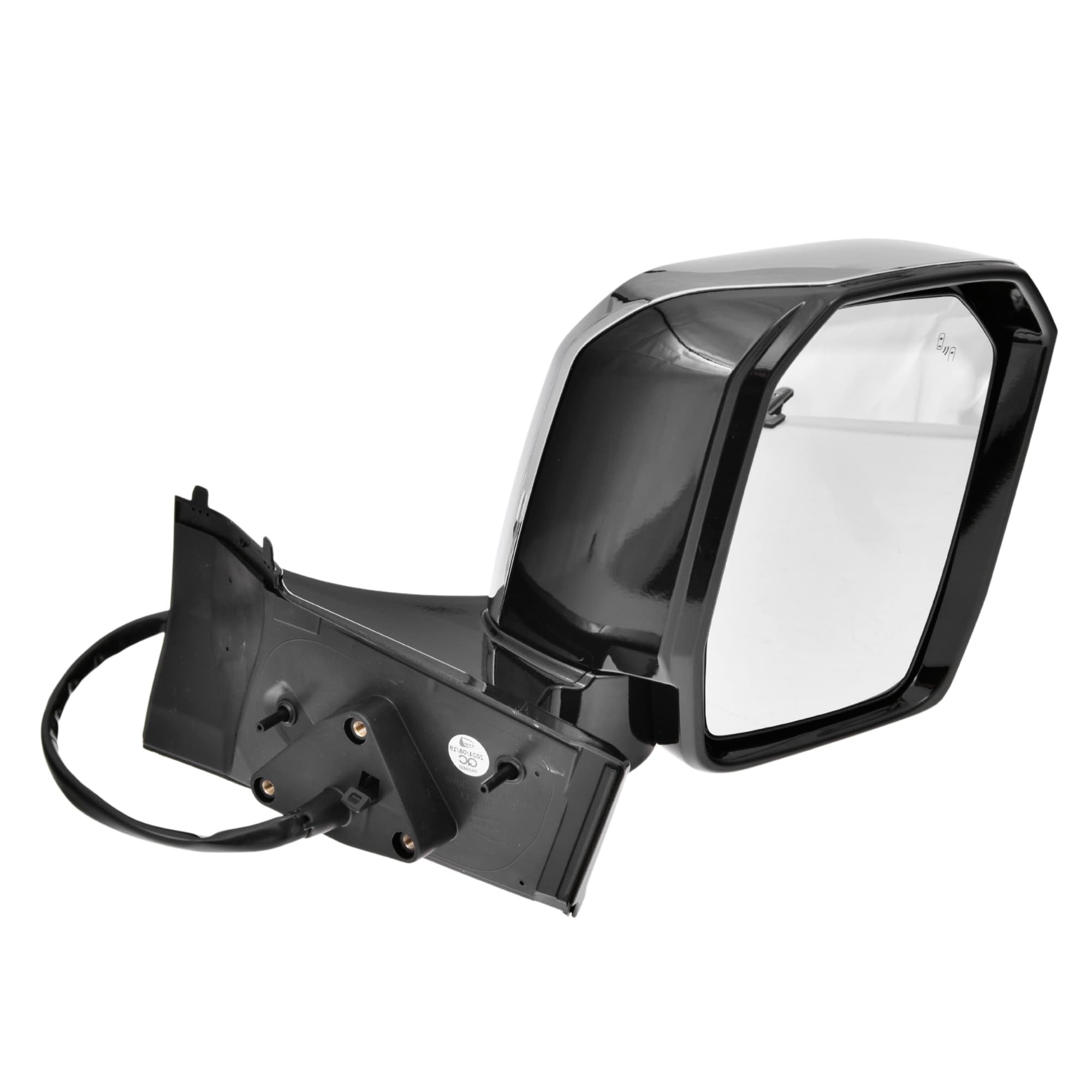 RH Right Door Mirror Single Glass + Blindspot Chrome For Toyota Hiace 2019~On view 2