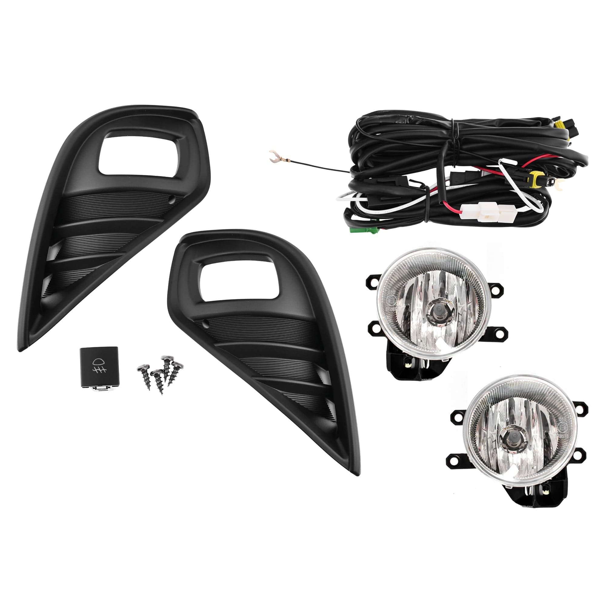 Full Set Fog Light Spot Driving Lamp KIT Halogen For Toyota Kluger U70 2021~On view 2