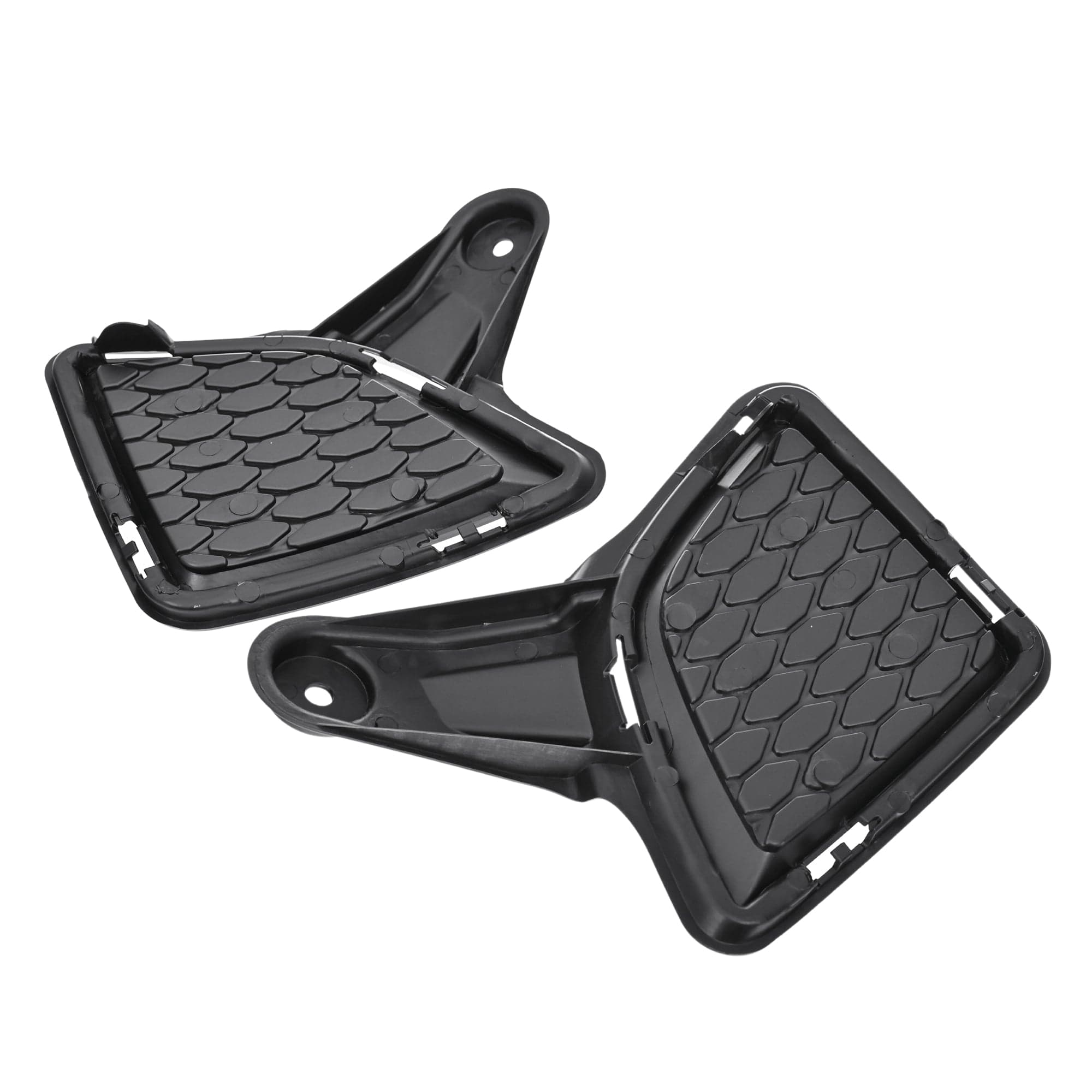 Pair LH+RH Fog Spot Driving Light Lamp Cover Bezel For Toyota Hiace 10~13 view 2