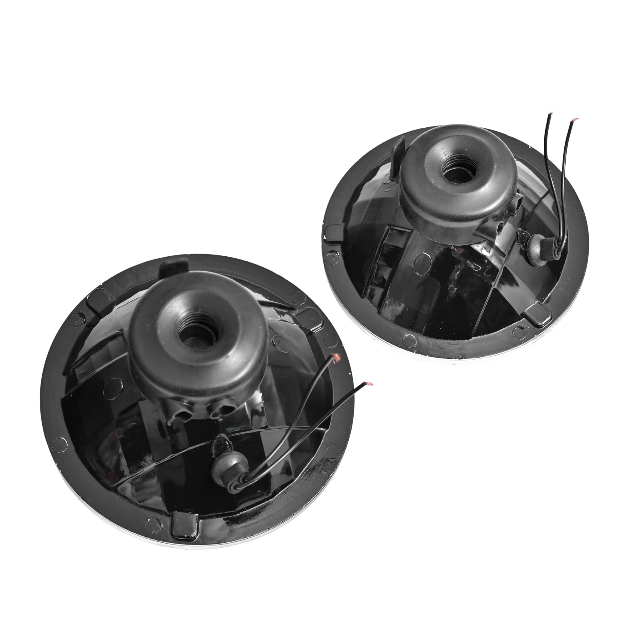 Pair 7" Clear Round Head Light + Park Light For Toyota Landcruiser 70 Series 85~ view 2