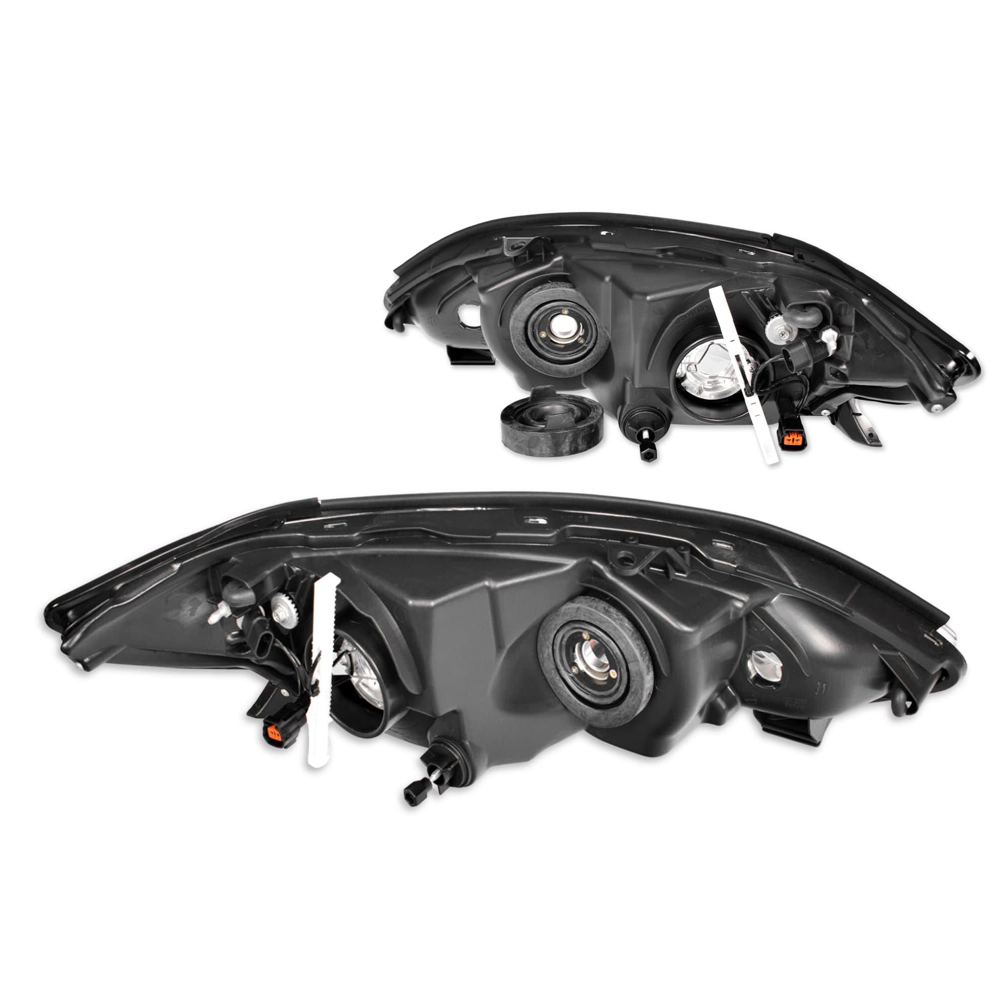 TYC Pair LH+RH Head Light Chrome + LED Globes For Toyota Camry CV36 view 2